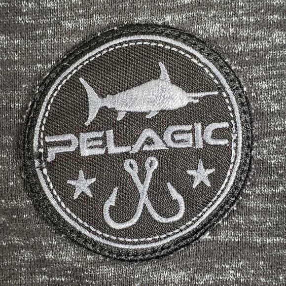 Pelagic Fishing Sweatshirt Zip Up Men’s Size XL Gray Hoodie Long Sleeve - Picture 11 of 14